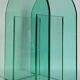 Vase en verre teinté Memphis school