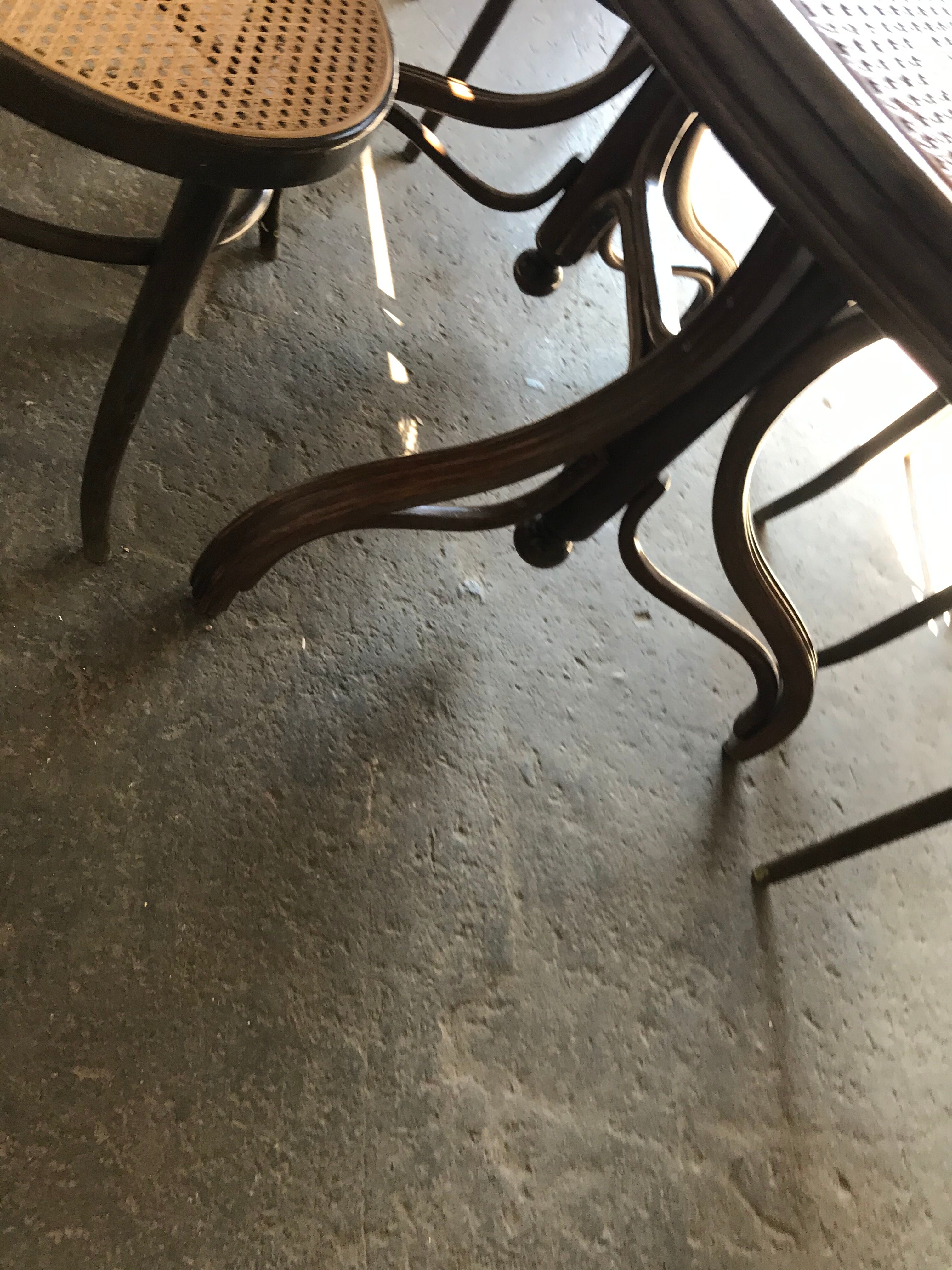 Table à manger ovale avec 6 chaises, Allemagne, années 1970