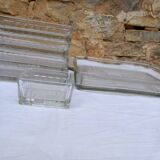 Glass tray and its dishes