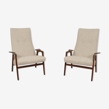 Paire de 2 fauteuils d'Yngve Ekström