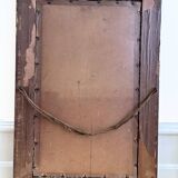 Set vintage original velvet flower oil painting, pair of flower still life art