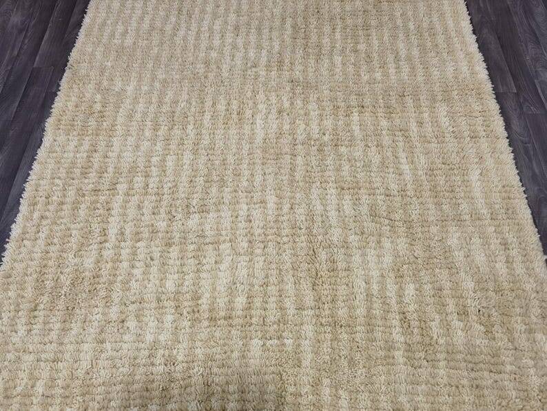 Tapis berbère en laine naturel 250/150cm