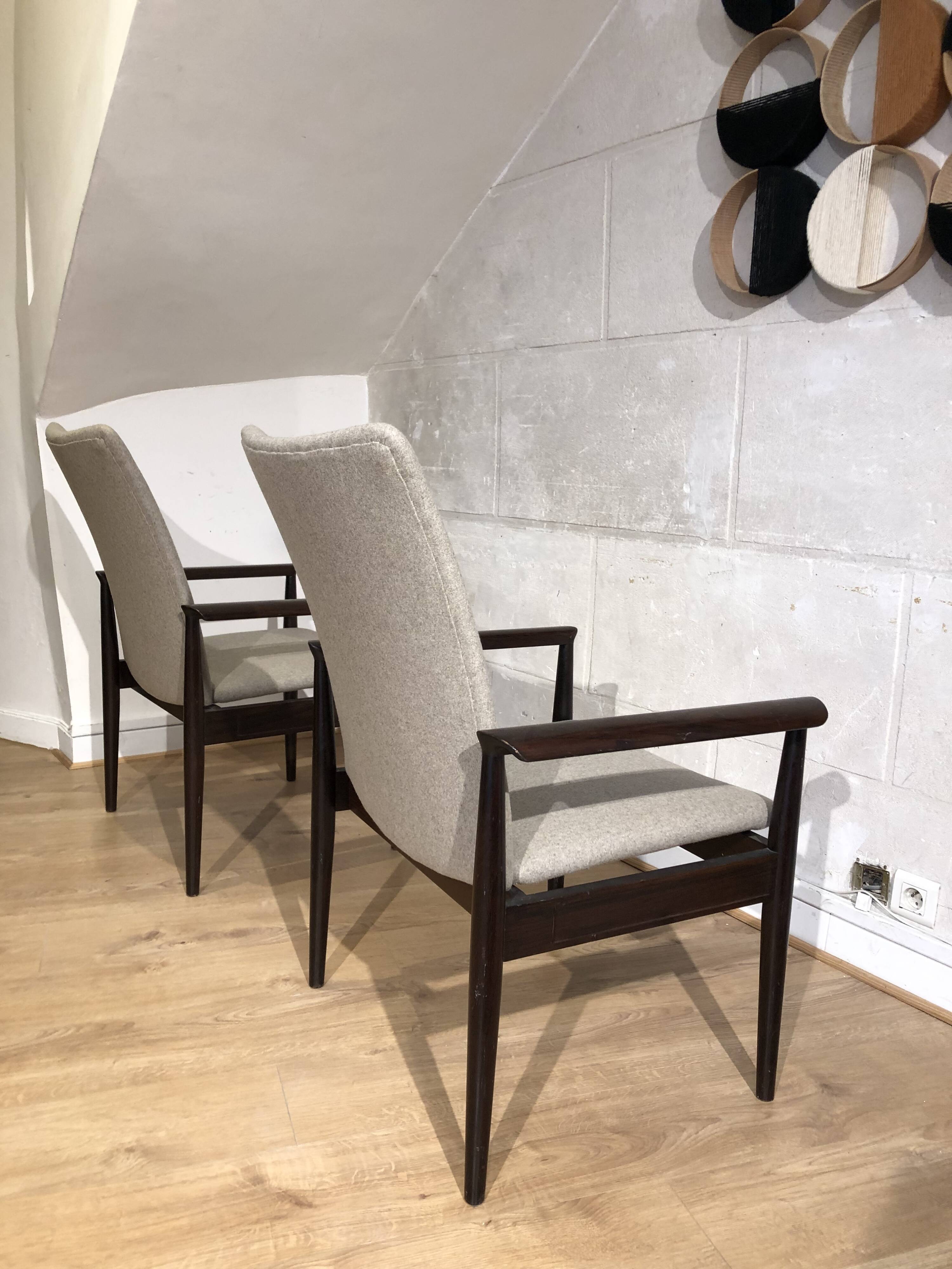 Pair of Finn Juhl armchairs