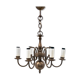 Brass chandelier, Poland, 1940s