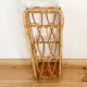 Porte-parapluie vintage en rotin