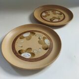 Sarreguemines Chamonix stoneware dinner plates