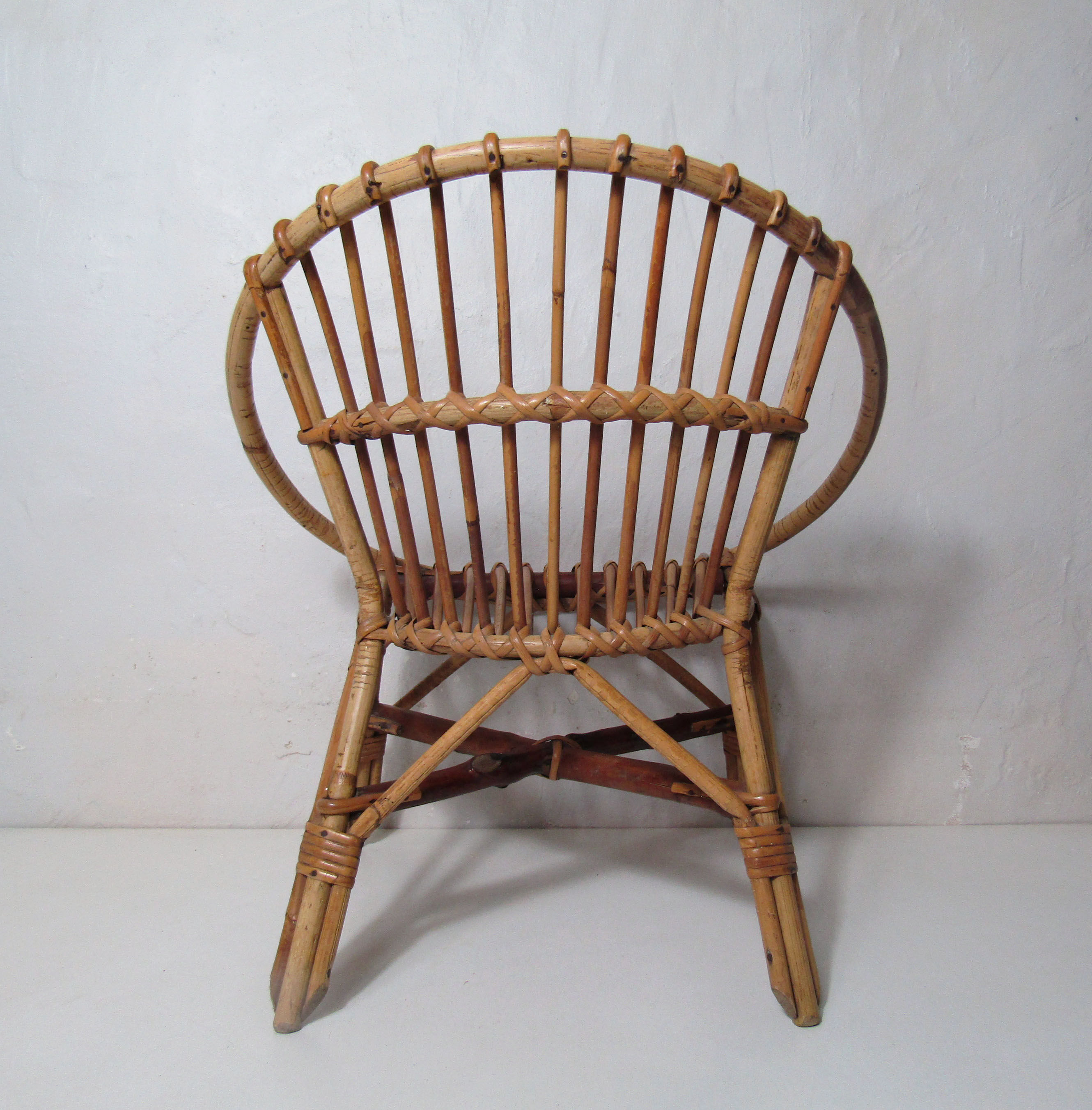 Children's rattan chair