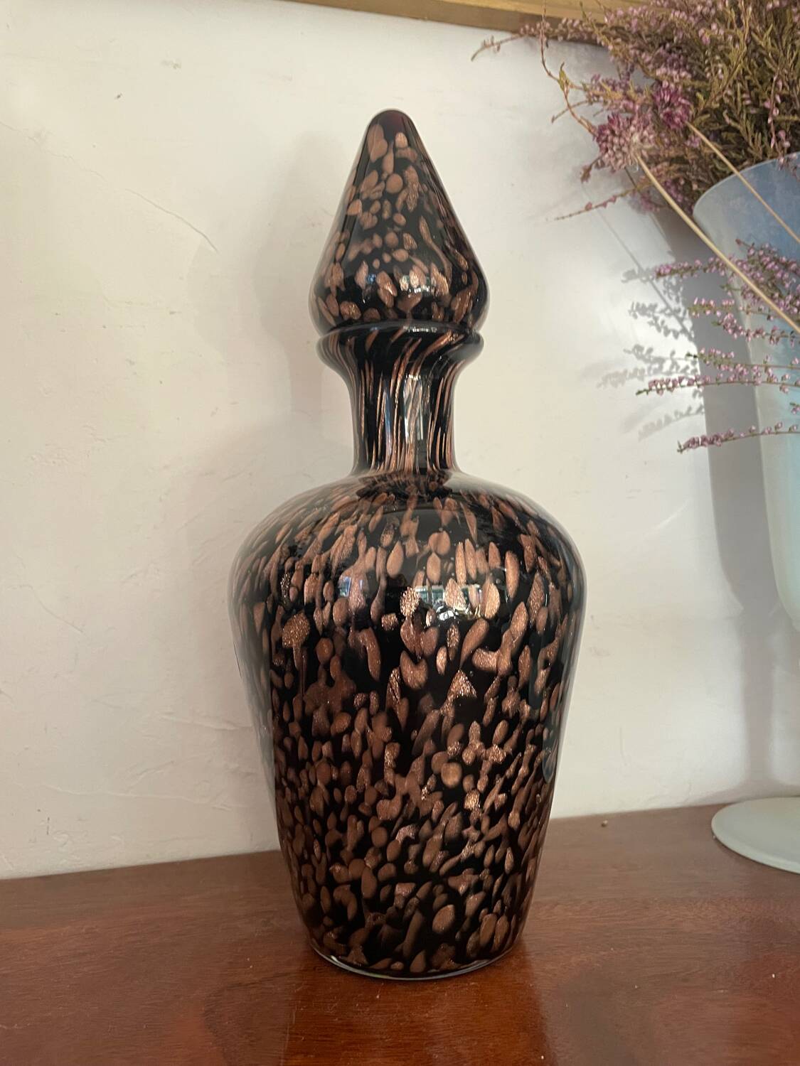 Carafe en verre de Murano vintage
