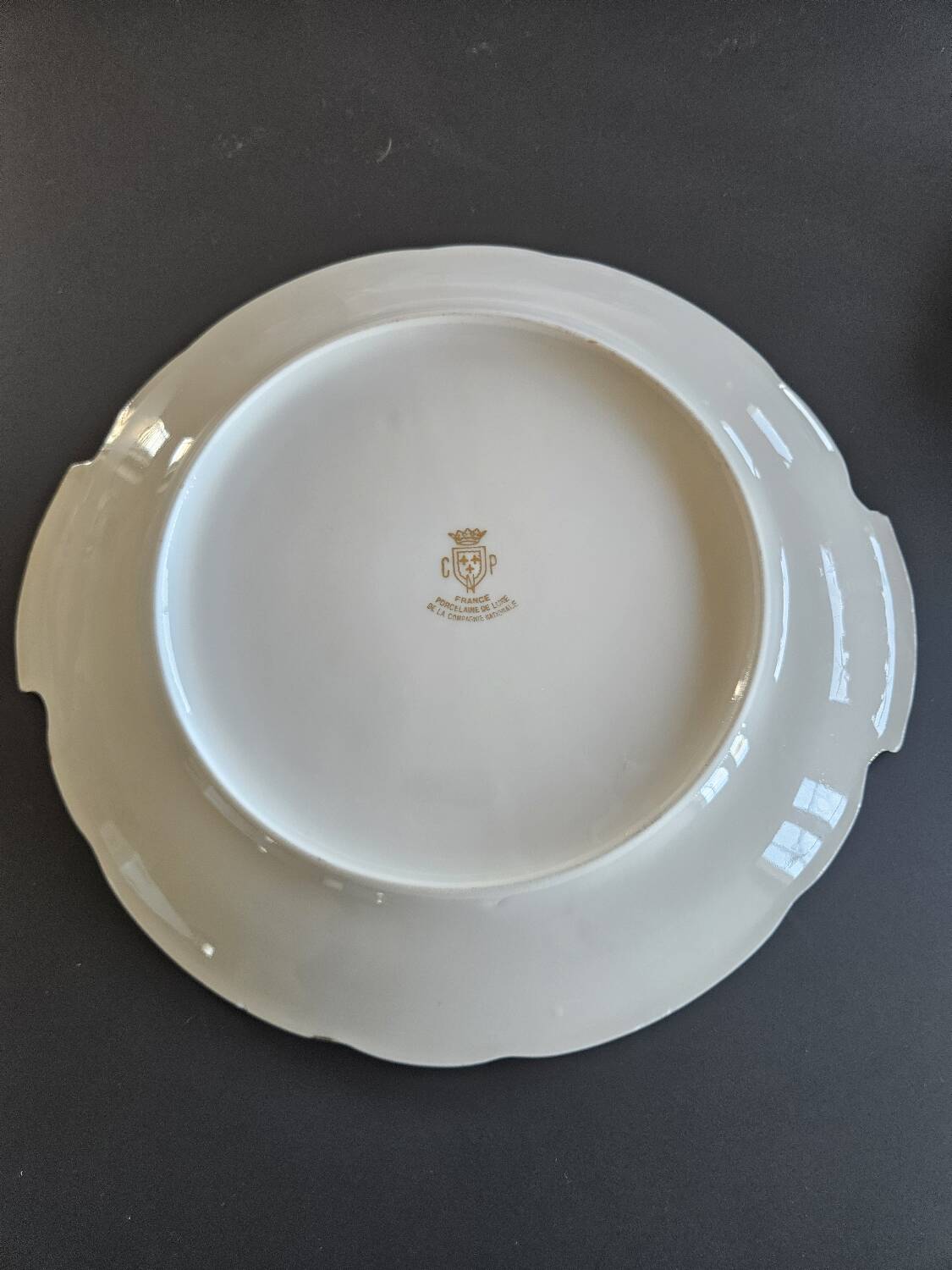 Service plate / luxury porcelain plate national company