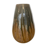 art deco flamed stoneware vase