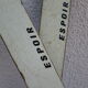 Vintage pair of wooden skis from the 1960s - Cabanon