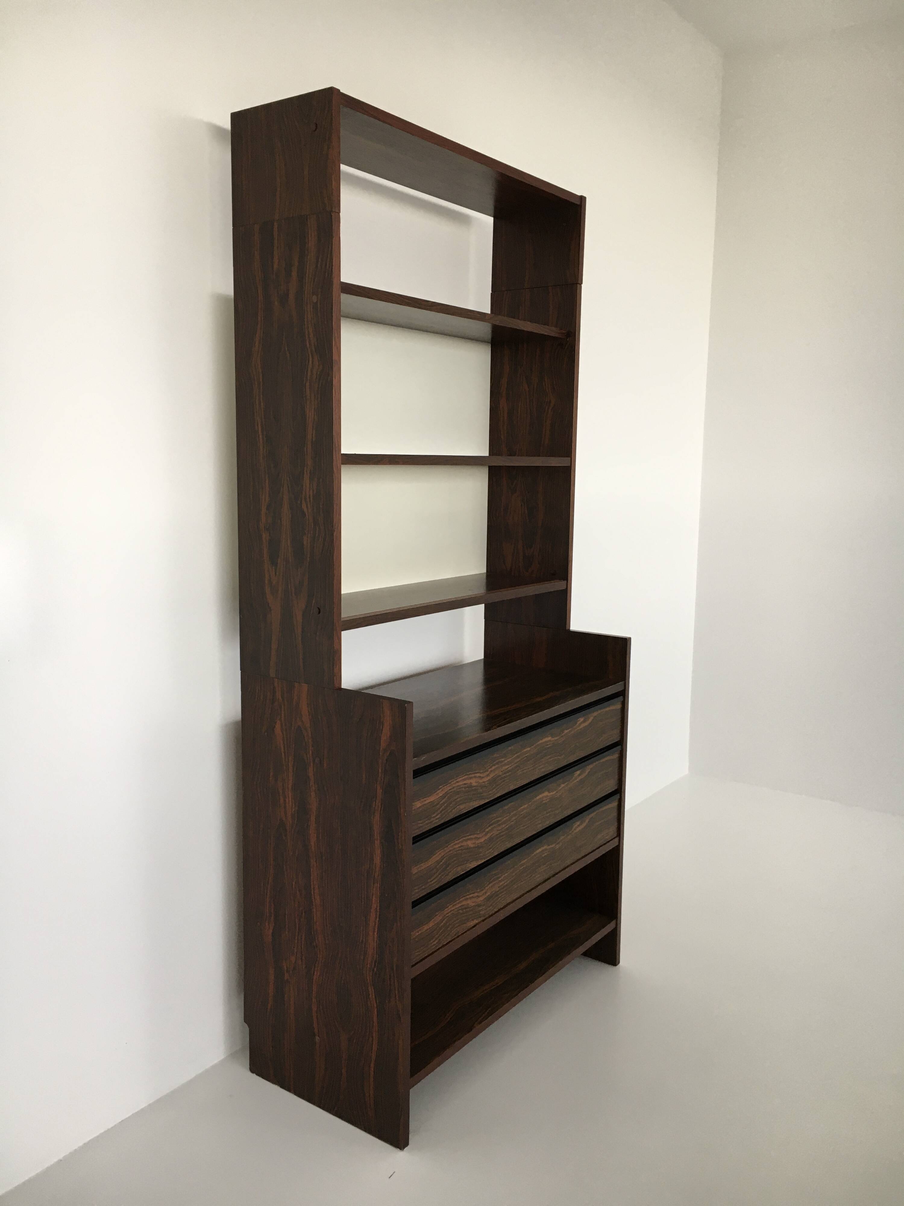 Poul Cadovius for klm rosewood cabinet, 1970’s