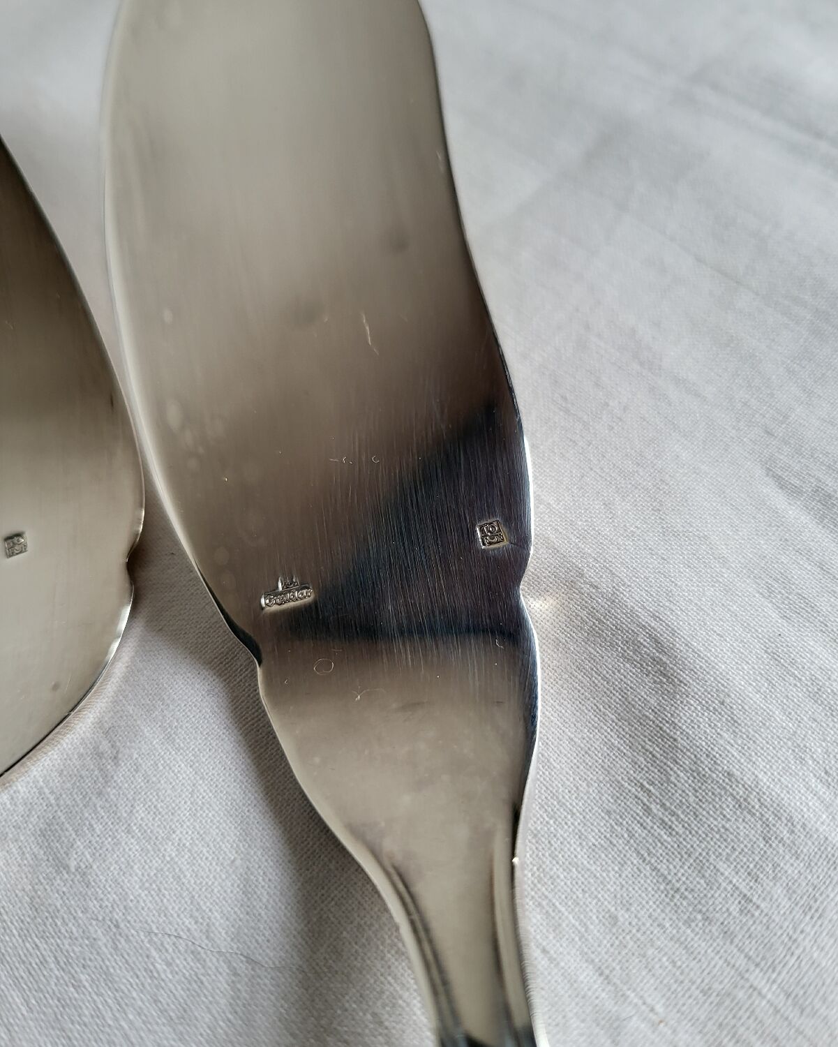 A Silver-Plated Fish Serving Set by Guildar