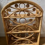 Rattan shelf