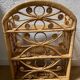 Rattan shelf