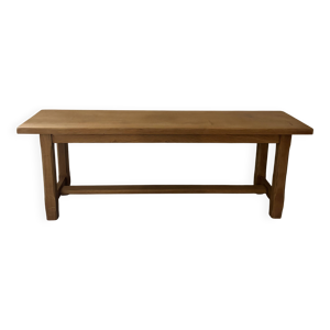 Banc en bois brut