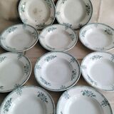 Set of 10 hollow plates