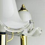 Vintage Italian table lamps in Murano glass, 1980s, set of 2.