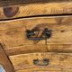 Commode XL vintage en bois / armoire ventrale