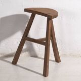 Antique wabi sabi style stool (c.1900) #6