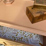 Petite commode ART DÉCO esprit coiffeuse terracotta