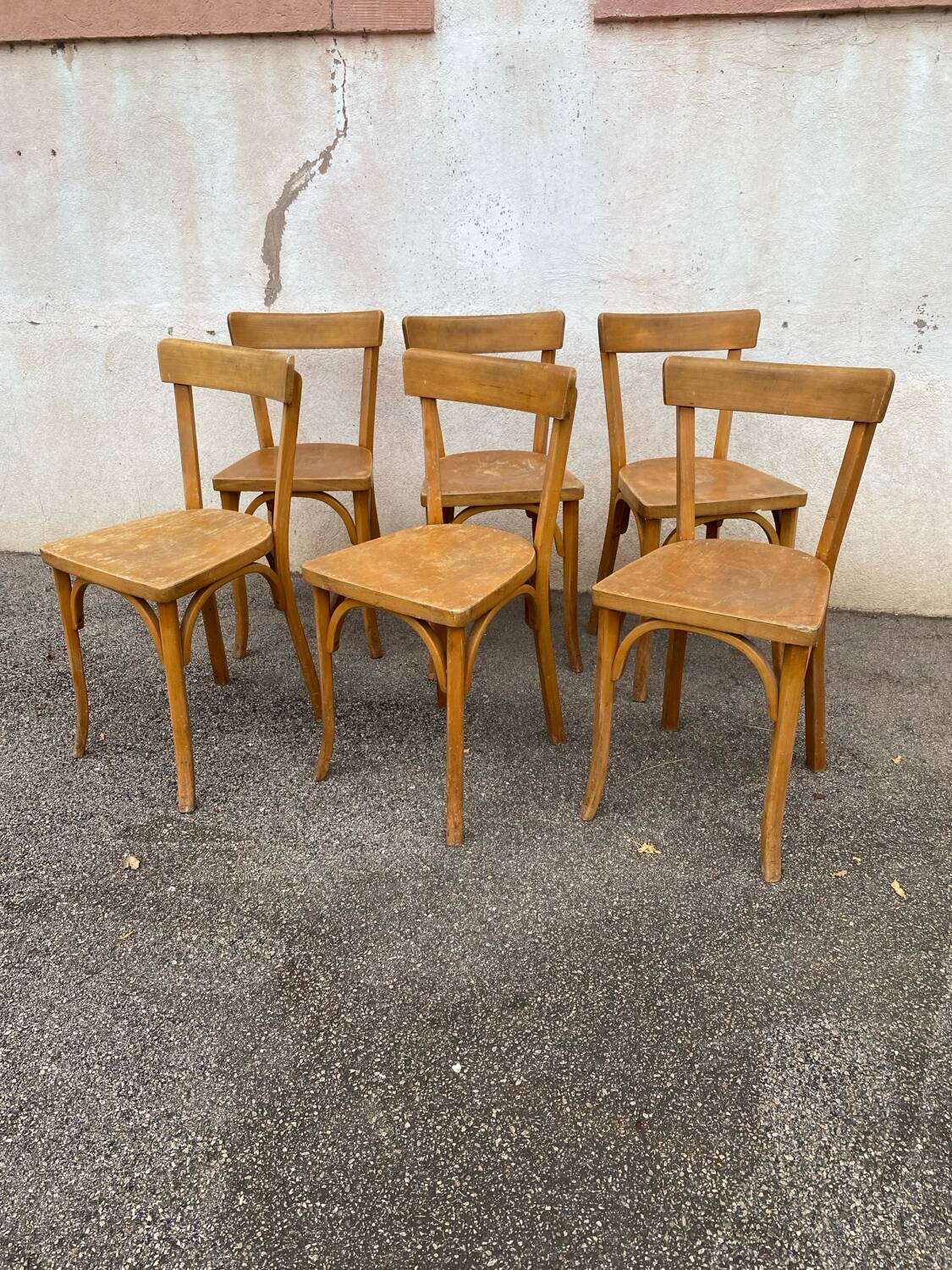 Set de 6 chaises baumann bistrot