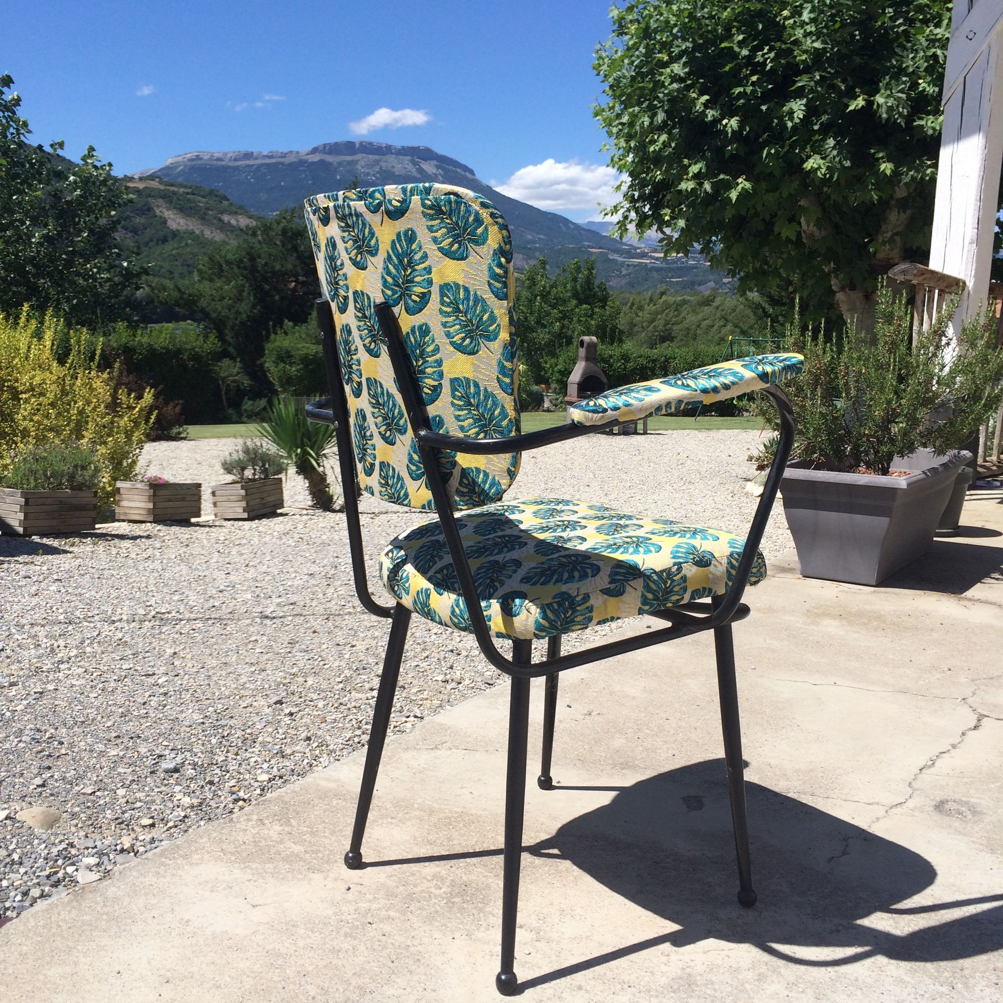 Old restored administration chair - 50s