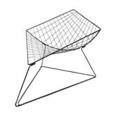 Fauteuil Oti par Niels Gammeelgaard années 80