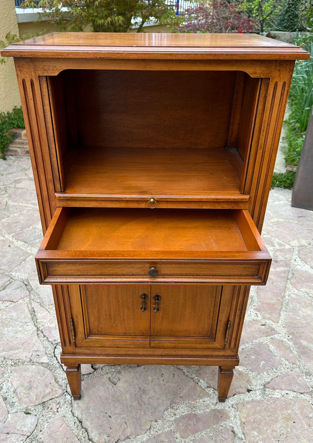 Small antique storage unit