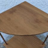 Pair of Corner Shelves 60/70 Vintage Design Console Table