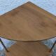 Pair of Corner Shelves 60/70 Vintage Design Console Table