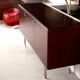 Sideboard solid wood and steel, France, cira 1970, Negroni edition