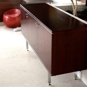 Sideboard solid wood and steel, France, cira 1970, Negroni edition