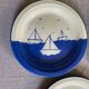 Blue enamelled sheet plates