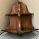 Pair of vintage corner shelves