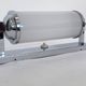 Large Bauhaus Wall Sconce in Chrome and Opaline Glass, 1930s – Czechoslovakia, Marked