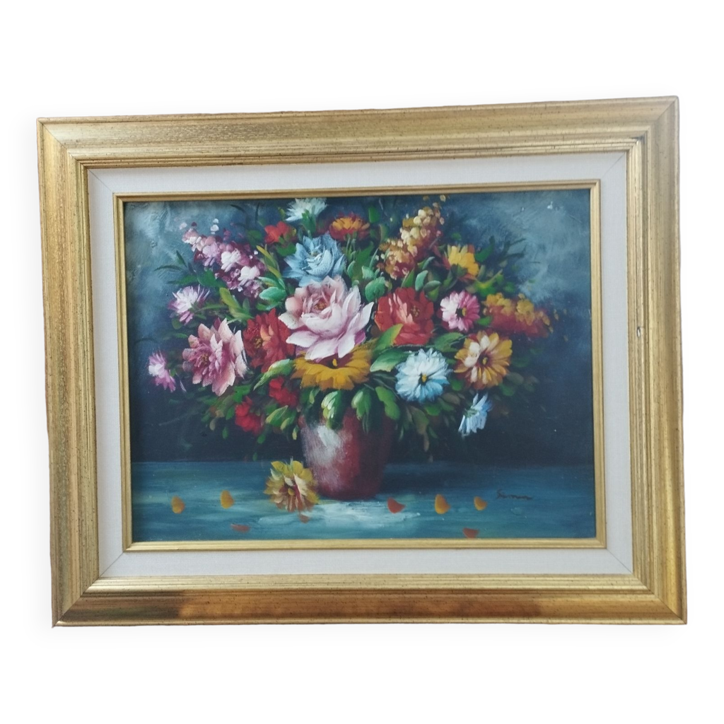 TABLEAU HUILE LA jeune fille a la perle EUR 300,00 - PicClick FR
