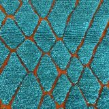 Traditional handmade Berber rug blue size 1.5/2.5 m