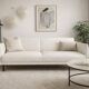 Boconcept berne beige leather sofa