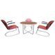 WILLEM HENDRIK GISPEN, set of 3 chairs 413 cantilever Art Deco Bauhaus