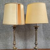 Paire de lampes anciennes en bronze – style classique