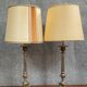 Paire de lampes anciennes en bronze – style classique