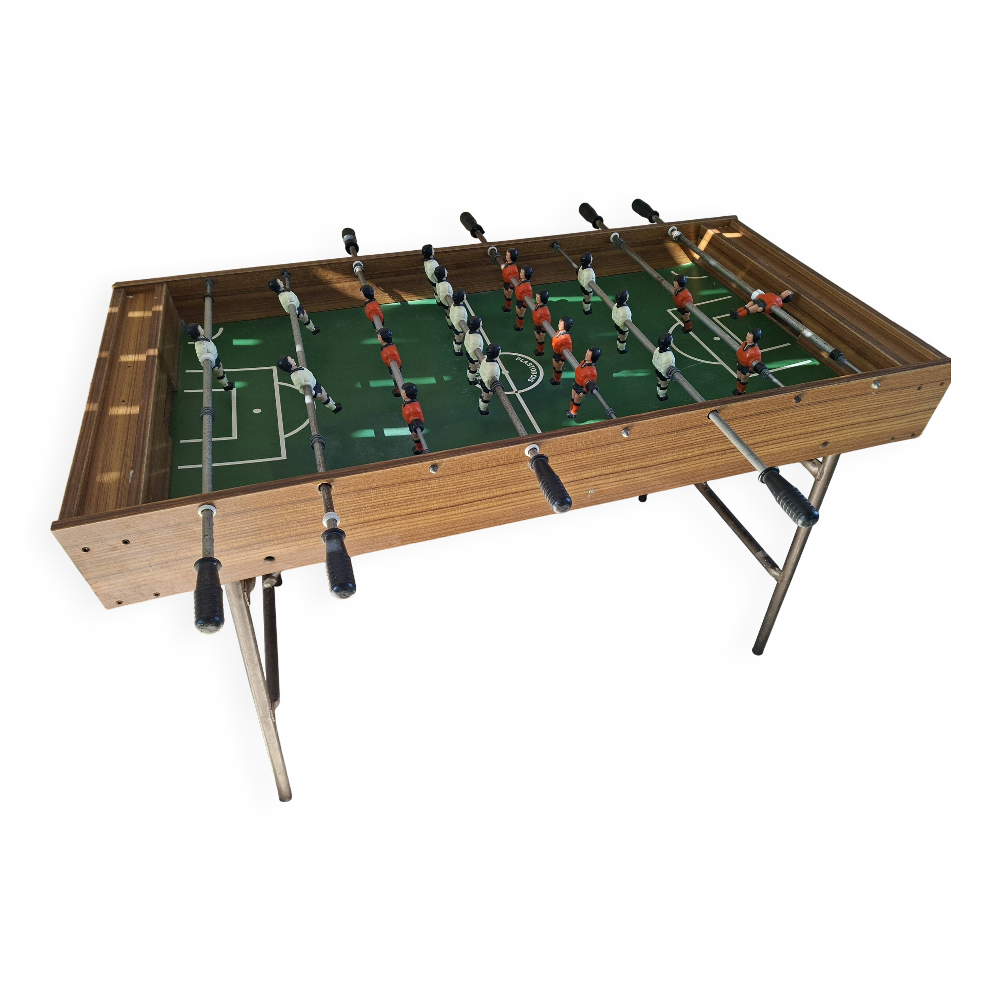 Vintage Plastobois foosball table – 70s/80s with retro charm and in its original condition.