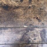 Rustic antique farmhouse table in solid oak with 1 drawer.