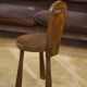 Ensemble de 2 chaises et une table brutaliste pour enfant 1960’s
