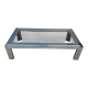 1970s smoked glass chrome coffee table