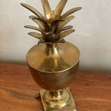 Empty box pineapple brass pocket