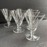 6 Wine glasses – Saint Louis Bossuet service size 10406