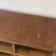 Vintage shop counter made of wood and metal