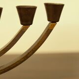 Bronze Menorah, made in Israel, 1970
